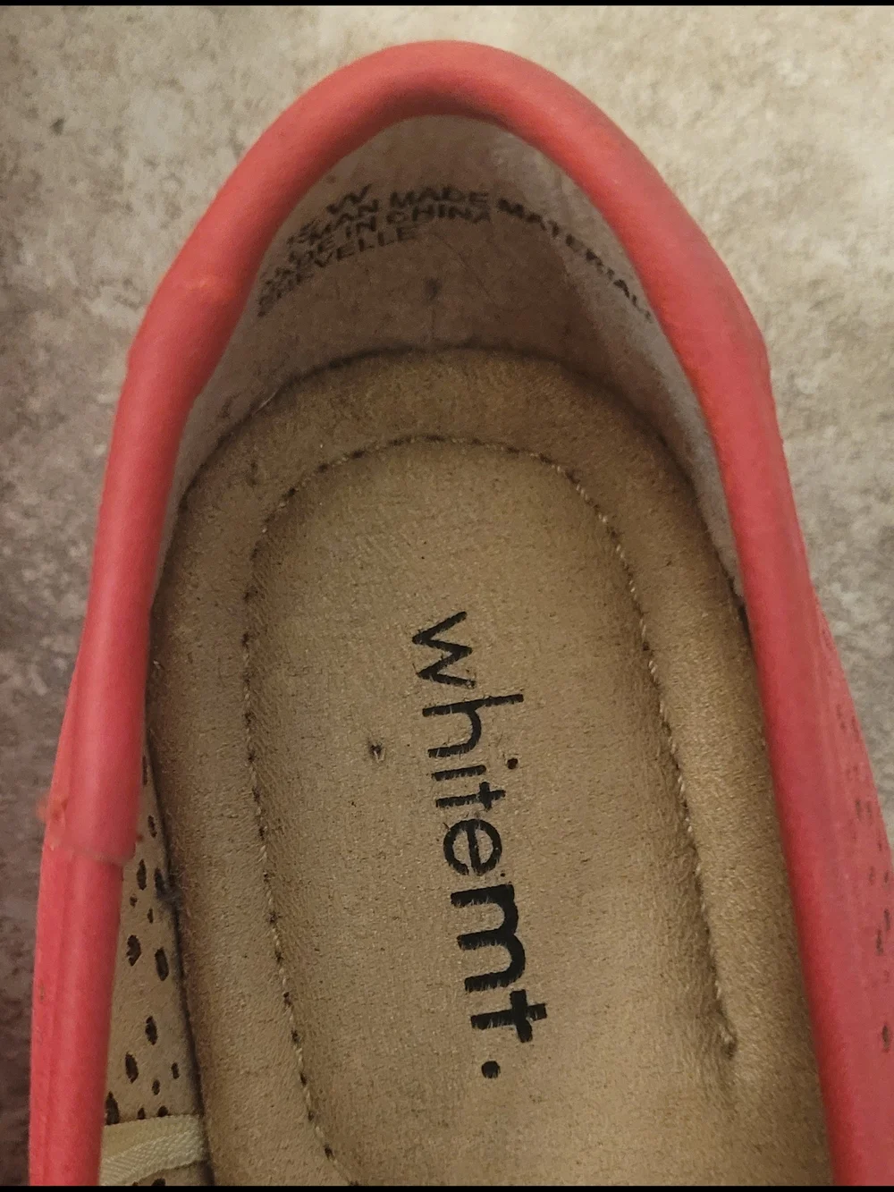 White Mountain bright red